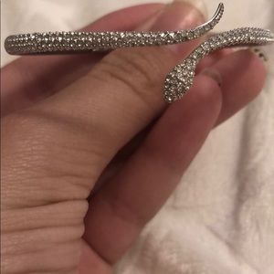 Swarovski Silver Snake Braclet